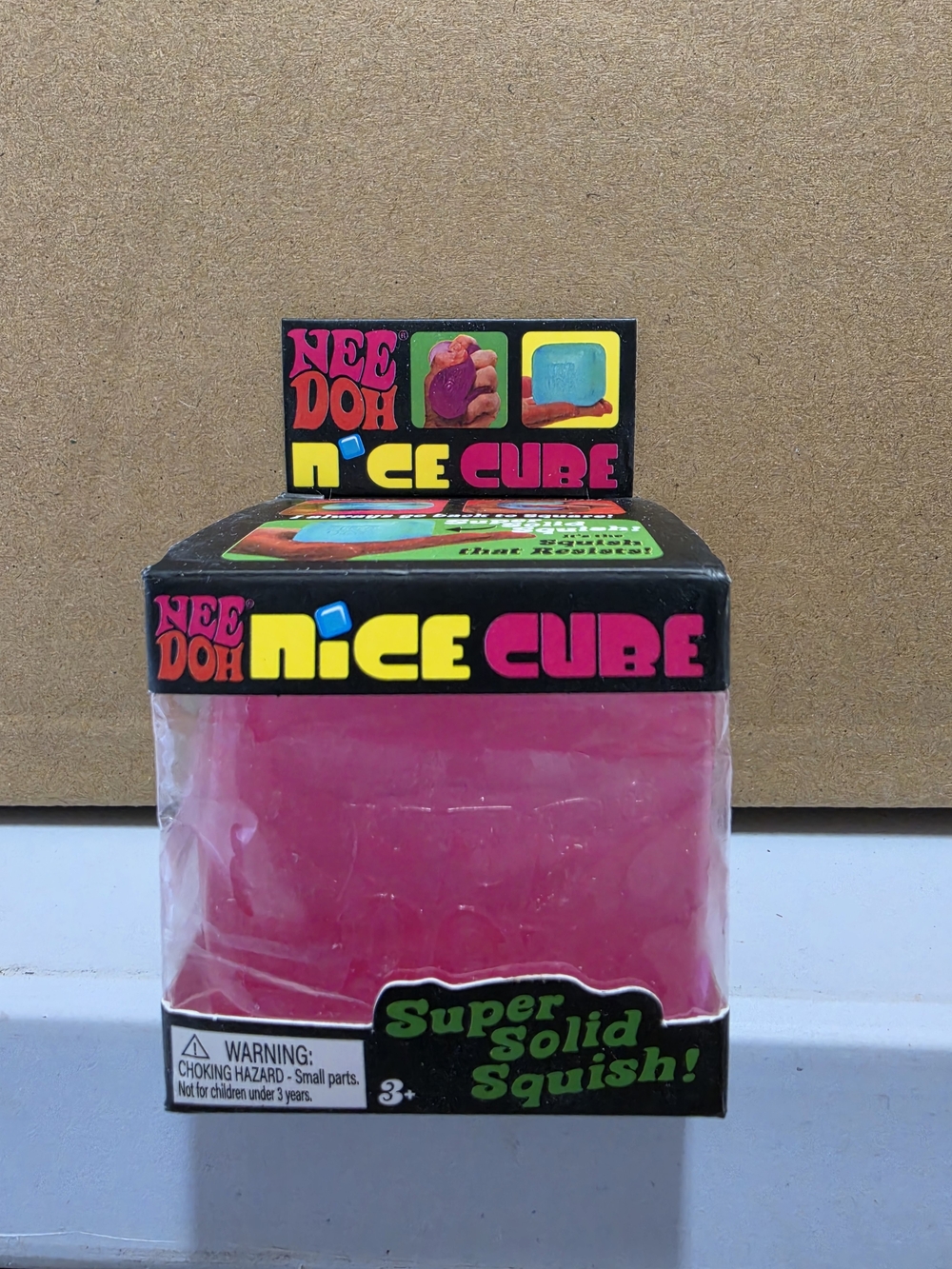 Nee Doh n'Ice Cube - Hot Pink Super Solid Squish